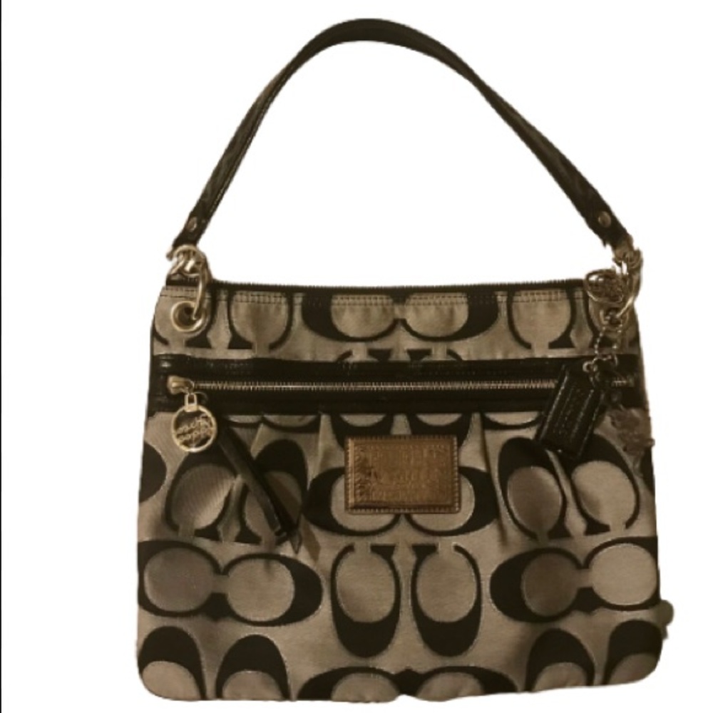 COACH Poppy Signature Hippie Satchel